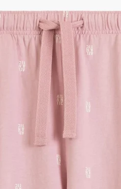 Damskie ATLANTIC Bielizna Homewear|Piżamy Damskie - długa bawełniana piżaa daka NP-514-ROZJ