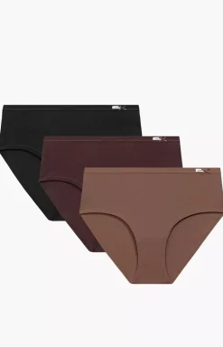 Atlantic 3-pack figi damskie Classic 3CLP-004B-CAPJ/CZK/CZA