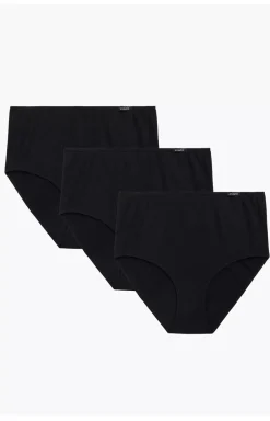 Atlantic 3-pack figi damskie maxi 3BLP-585-CZARNY