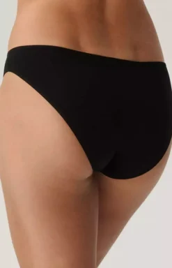 Atlantic 3-pack figi damskie sport czarne 3BLP-580