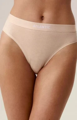 Damskie ATLANTIC Wielopaki Damskie|Figi Bawełniane - 3-pack figi damskie Sport 3CLP-012-ROSC/WIN/BEZC