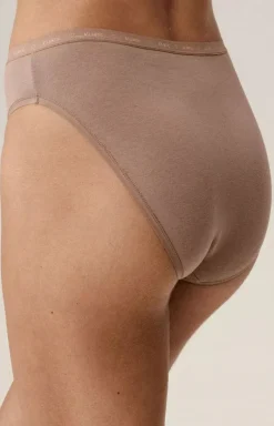 Damskie ATLANTIC Majtki Z Wysokim Stanem|Bielizna Plus Size - 3-pack figi dakie port High eg 3CP-010B-ECRC/BEZ/BEZC