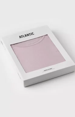 Damskie ATLANTIC Bielizna Plus Size|Piżamy Damskie - piżaa daka dwuczęściowa NP-513-PUDROWY