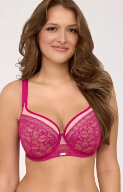 Ava biustonosz półusztywniany semi-soft AV 2219 Fuchsia
