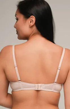 Ava Biustonosze Push-Up|Biustonosz Bez Ramiączek - figi daskie brazyiany beżowe AV 2202/B