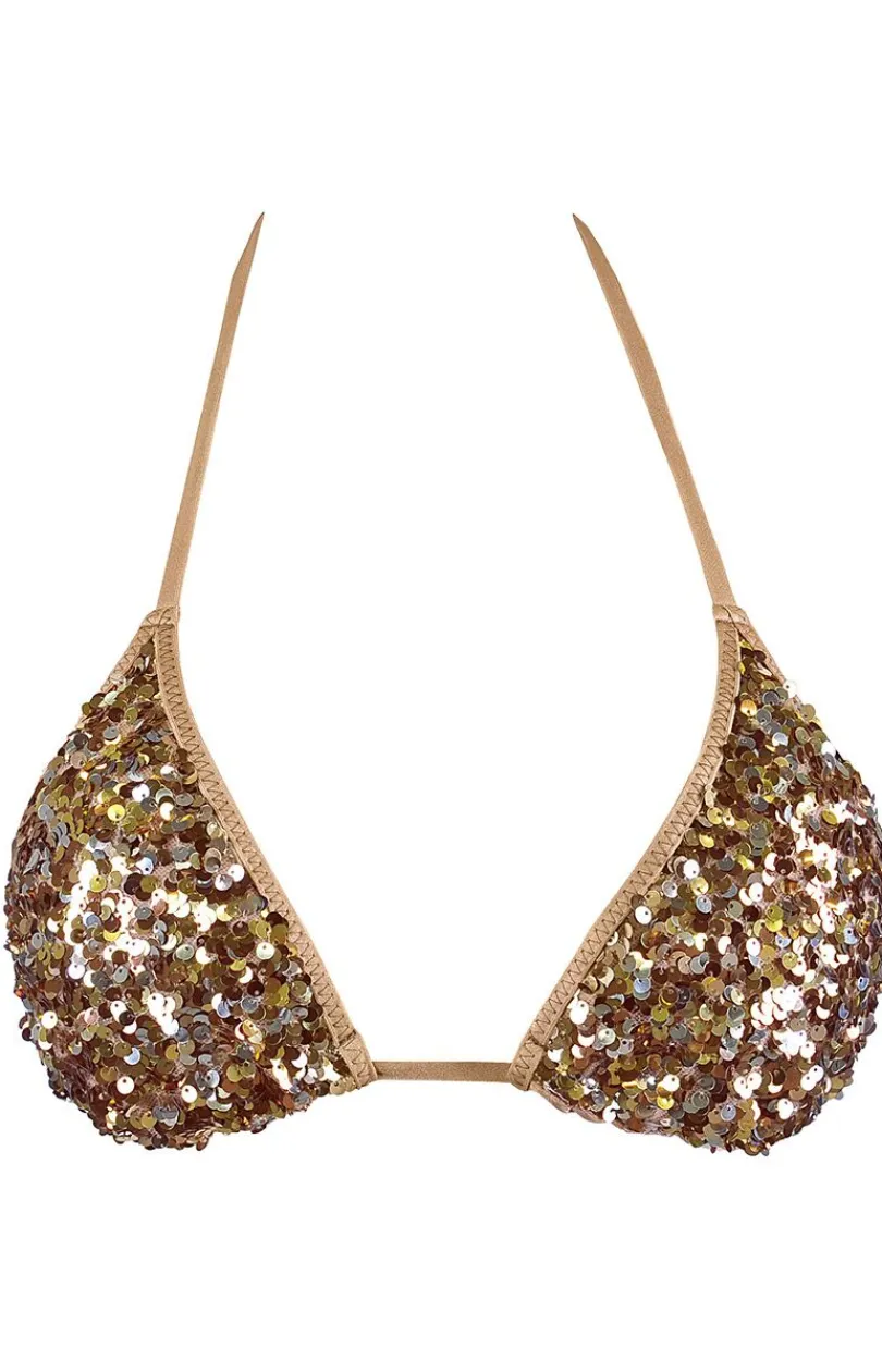 Damskie Axami Stroje Kąpielowe Dwuczęściowe|Bikini Damskie - biustonosz bikini o trójkątnych miseczkach V-12081