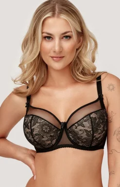 AZAL Biustonosz Koronkowy|Bielizna Plus Size - biustonosz półusztywniany semi-soft Anita