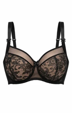 AZAL Biustonosz Koronkowy|Bielizna Plus Size - biustonosz półusztywniany semi-soft Anita