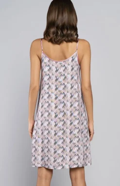 Damskie Italian Fashion Koszula Nocna Na Ramiączkach - Bambu kozula nocna wą.ram.