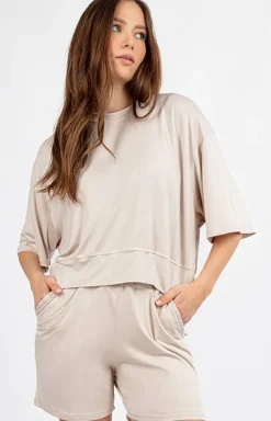 Damskie DKaren Piżamy Damskie Krótkie|Bielizna Homewear - Babuowa piżaa daka DK-K-B18