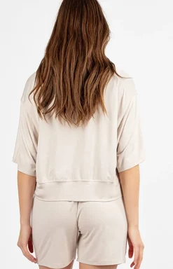 Damskie DKaren Piżamy Damskie Krótkie|Bielizna Homewear - Babuowa piżaa daka DK-K-B18