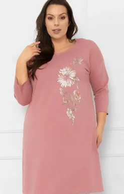 Damskie Italian Fashion Koszule Nocne|Koszule Nocne Damskie - Bawełniana kozula nocna Akita
