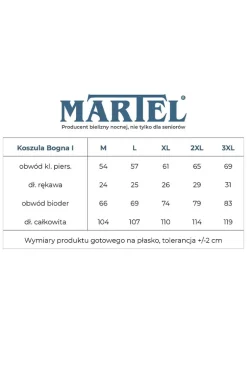 Bawełniana koszula nocna damska rozpianana Bogna I 203 21