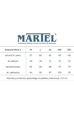 Bawełniana koszula nocna damska Nina II 242 01