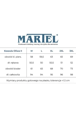 Bawełniana koszula nocna damska Oliwia II 240 03