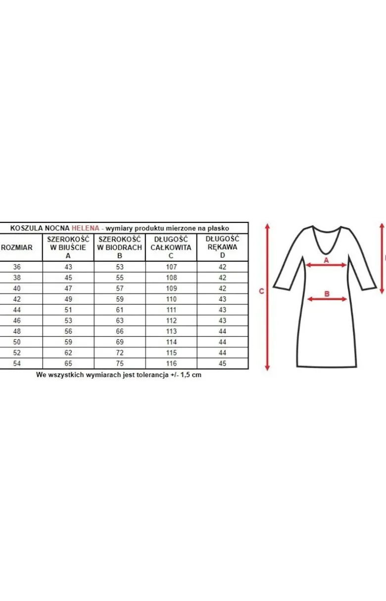 Bawełniana koszula nocna Helena