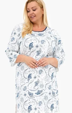 Bawełniana koszula nocna plus size 464/448 Ingrid