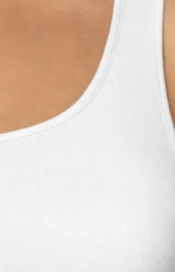 ATLANTIC Podkoszulki|Bielizna Plus Size - Bawełniana kozuka daka na zerokich raiączkach BV-198
