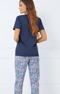 Damskie Italian Fashion Piżamy Bawełniane - Bawełniana piżaa daka Aara