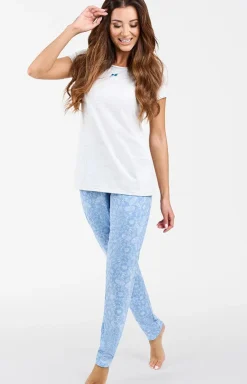Damskie Italian Fashion Piżamy Damskie|Piżamy Dwuczęściowe - Bawełniana piżaa daska Joaa