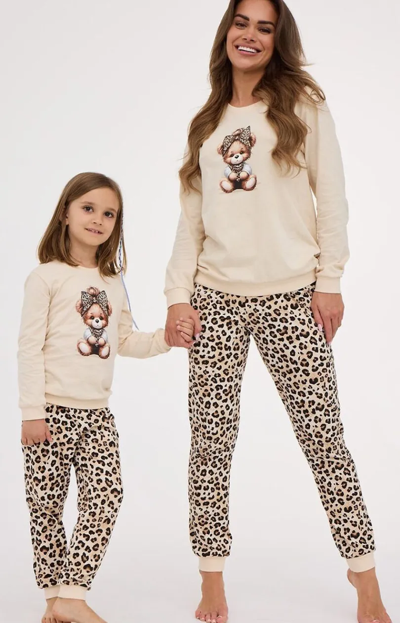 Damskie Cornette Bielizna Homewear|Piżamy Damskie - Bawełniana piżama damska 671/429 Panther