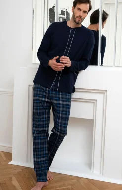 Męskie/Damskie Italian Fashion Piżamy Bawełniane|Piżamy Męskie - Bawełniana piżama męska Jakub