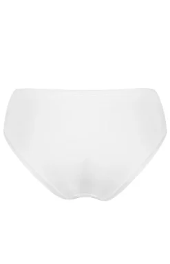 Damskie Sielei Figi, Stringi, Panty|Figi Bawełniane - Bawełniane figi dakie białe 1449 Natura Cotton