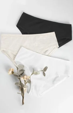 Sielei Figi Bawełniane - Bawełniane figi damskie czarne 1449 Natura Cotton