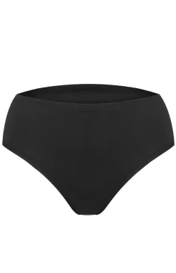 Sielei Figi Bawełniane - Bawełniane figi damskie czarne 1449 Natura Cotton