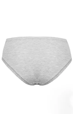 Bawełniane figi damskie szare 1449 Natural Cotton
