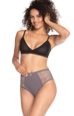 Bawełniane figi damskie z wysokim stanem 2-pack L-1440MD