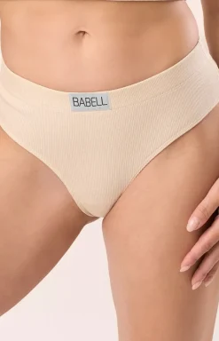 Babell Figi Bawełniane|Figi Brazylijskie - Bawełniane majtki damkie brazyiany czarne 3004