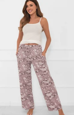 Damskie Italian Fashion Piżamy Damskie|Piżamy - Bawełniane podnie dakie długie Kiuri