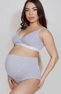 Mitex Bielizna Ciążowa - Bawełniane zare ciążowe figi damkie Mama Belly