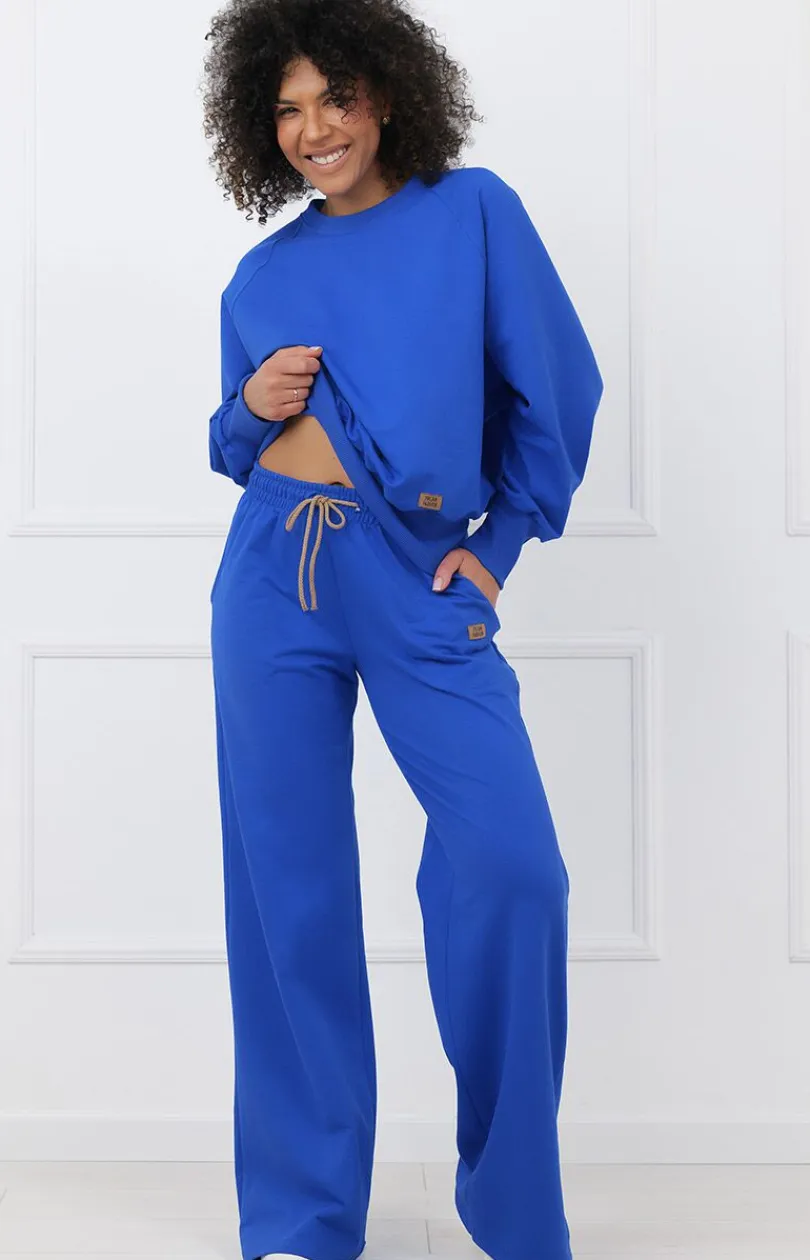 Damskie Italian Fashion Bielizna Homewear|Piżamy Damskie - Bawełniany kopet dreowy daki owy argo