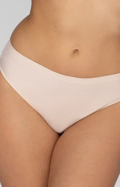 Beżowe stringi damskie bezszwowe Silvia