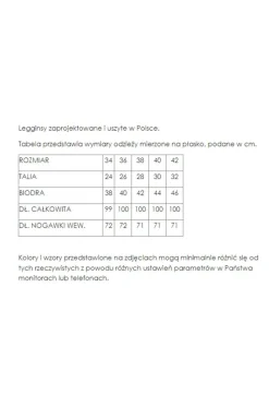 Beżowe wyszczuplające elastyczne legginsy push-up Wish T28