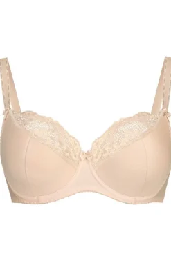 Beżowy biustonosz półusztywniany semi-soft Estel 204