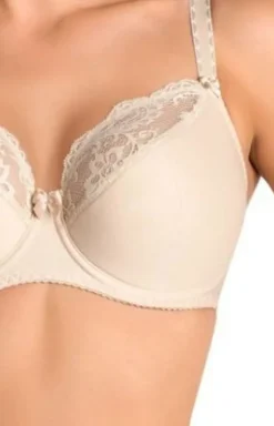 Beżowy biustonosz półusztywniany semi-soft Estel 204