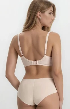 Beżowy biustonosz półusztywniany semi-soft Estel 204