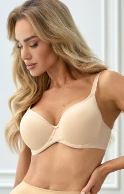 Beżowy biustonosz usztywniany Venus B5