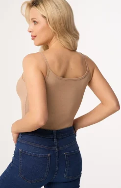 Beżowy top damski Maxine