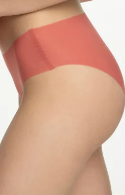 Damskie Julimex Figi Bezszwowe|Figi, Stringi, Panty - Bezszwowe figi damskie koralowe Mousse Classic