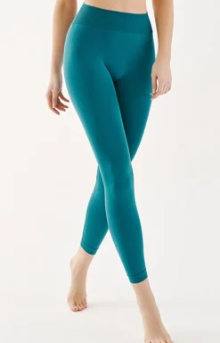 Bezszwowe szmaragdowe legginsy z efektem push-up Shape 1206