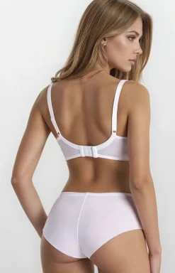 Biały biustonosz półusztywniany semi-soft Estel 204