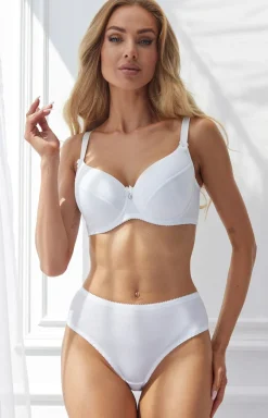 Unikat Bielizna Plus Size|Biustonosze Usztywniane - gładki biustonosz usztywniany Celina
