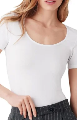 Biały t-shirt damski GD010