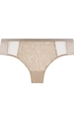Biustonosz koronkowy push-up mocca Victoria BP37