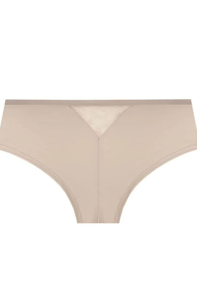 Biustonosz koronkowy push-up mocca Victoria BP37