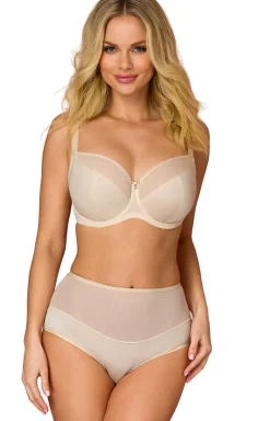 Biustonosz miękki soft beżowy VB-501